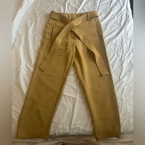 Wilfred Beige Tie Front Pants